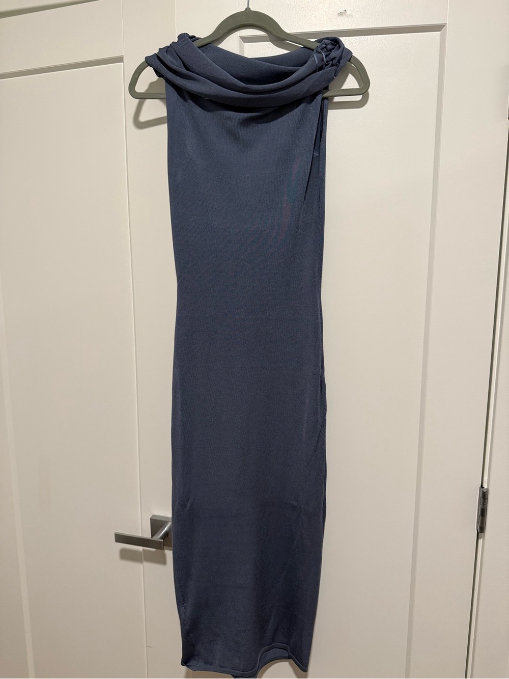Zara Sleeveless Draped Maxi Dress